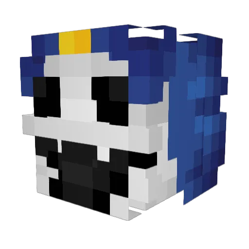 Anticitizen_ Minecraft avatar head, 3D render