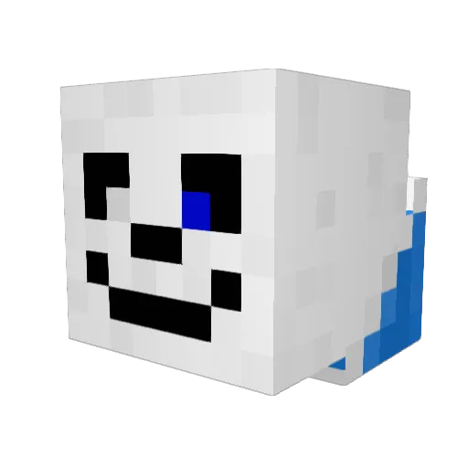 Antihero69420 Minecraft avatar head, 3D render