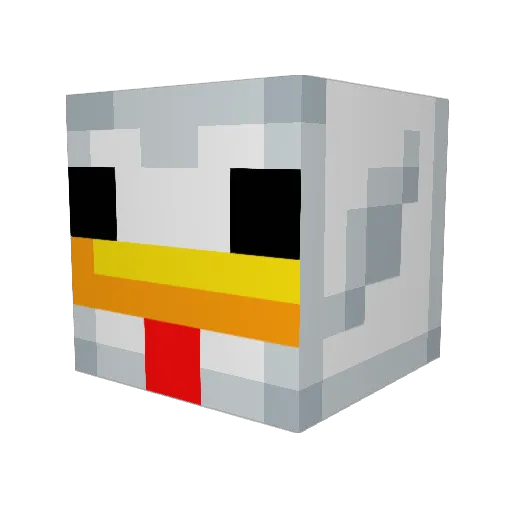 Antiii_boy Minecraft avatar head, 3D render