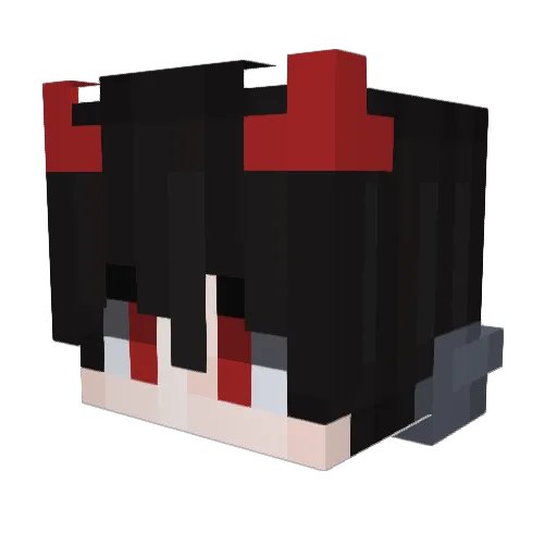 AntikPlayer Minecraft avatar head, 3D render