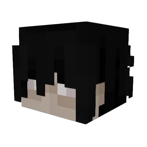 Antimyx Minecraft avatar head, 3D render