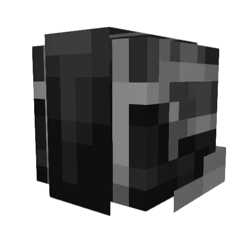 Antipack08 Minecraft avatar head, 3D render