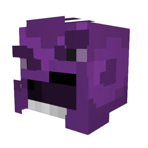 Antithises Minecraft avatar head, 3D render