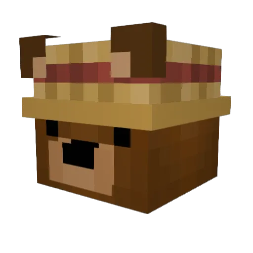 Antitop_ Minecraft avatar head, 3D render
