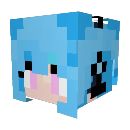 Minecraft-Avatar von Antiwaters: Kopf als 3D-Render