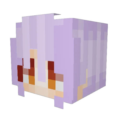 Antler_Siro Minecraft avatar head, 3D render
