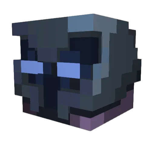 Antmags Minecraft avatar head, 3D render