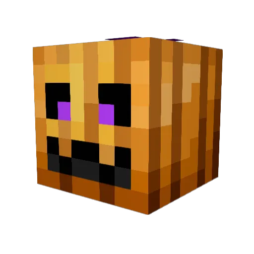 Antman105 Minecraft avatar head, 3D render