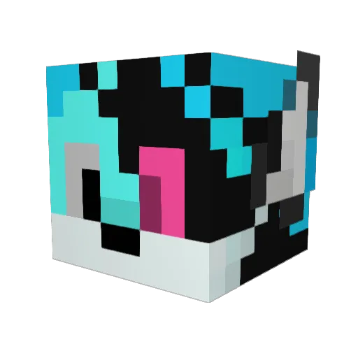Antman1789 Minecraft avatar head, 3D render