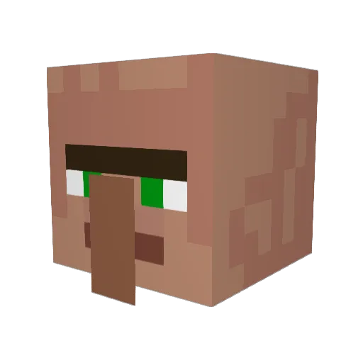 Antny1127 Minecraft avatar head, 3D render