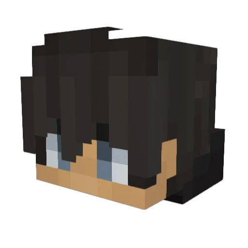 Anto8509 Minecraft avatar head, 3D render