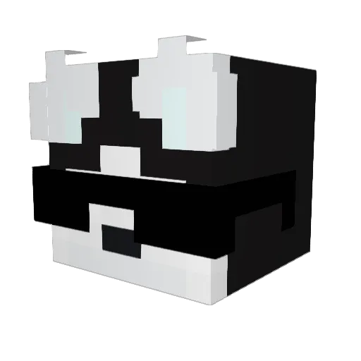 AntoElPapu Minecraft avatar head, 3D render