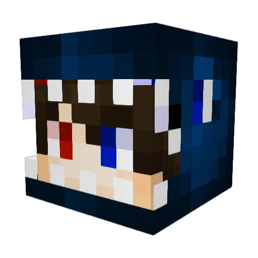 Anto_2504 Minecraft avatar head, 3D render