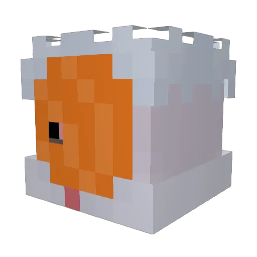 Antoboss40 Minecraft avatar head, 3D render
