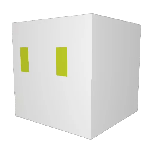 Antoine1 Minecraft avatar head, 3D render