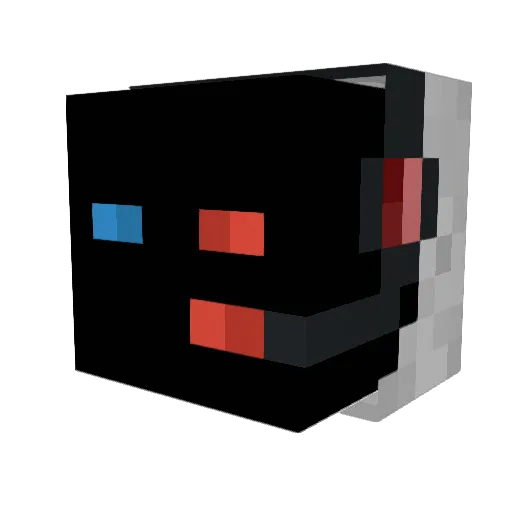 Antoine5527 Minecraft avatar head, 3D render