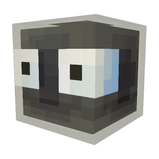 Antoine6 Minecraft avatar head, 3D render