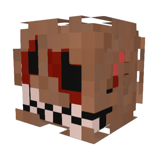 AntoineHomophobe Minecraft avatar head, 3D render
