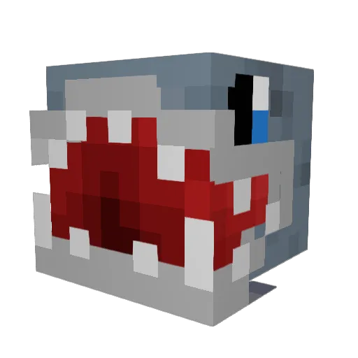 AntoinePeachy Minecraft avatar head, 3D render