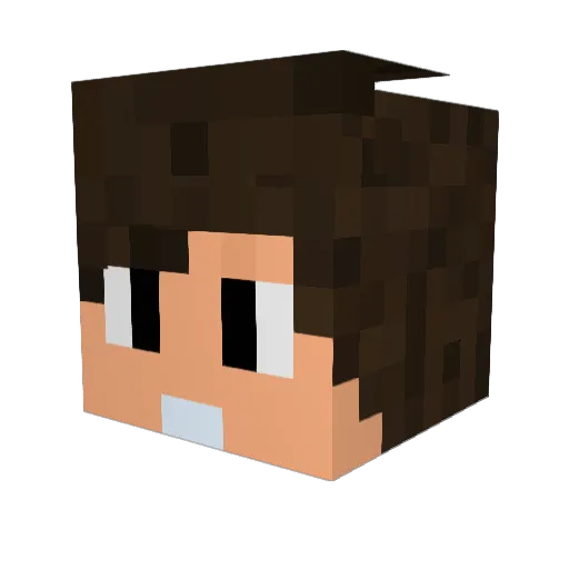 AntonEschi2003 Minecraft avatar head, 3D render