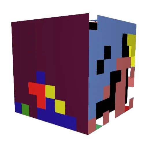 AntonG007 Minecraft avatar head, 3D render
