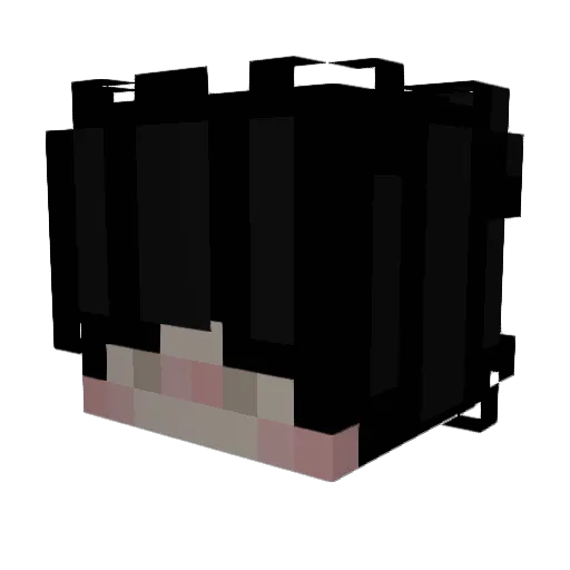 AntonPlayz Minecraft avatar head, 3D render