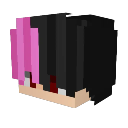 AntonQuad Minecraft avatar head, 3D render