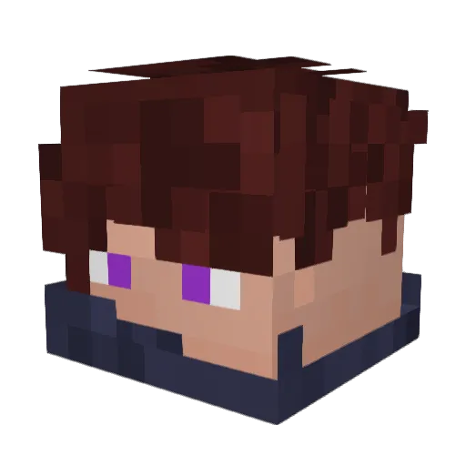 AntonSoapman Minecraft avatar head, 3D render
