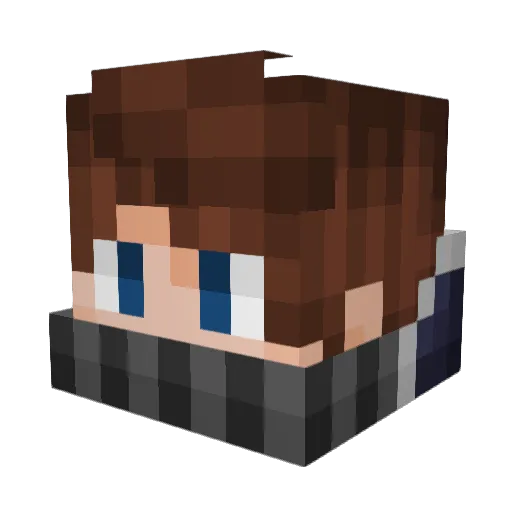 AntonTheNinja65 Minecraft avatar head, 3D render