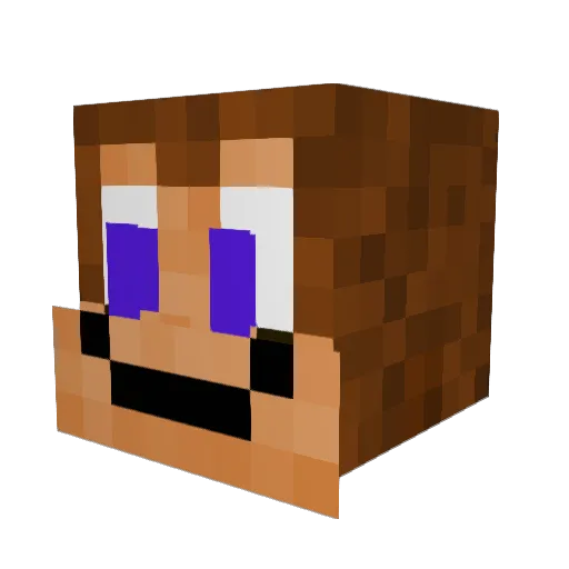 Antonapa08 Minecraft avatar head, 3D render