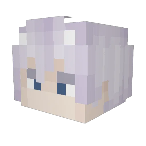 Antonave Minecraft avatar head, 3D render