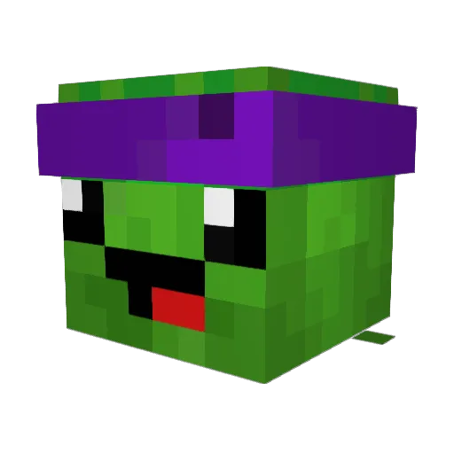 Antonhxh Minecraft avatar head, 3D render