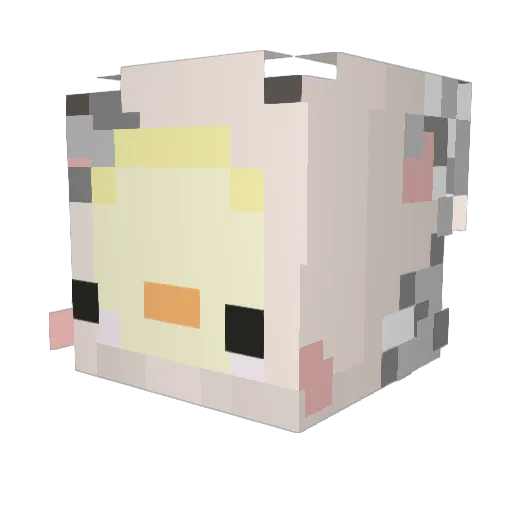 Antoniaa1011 Minecraft avatar head, 3D render