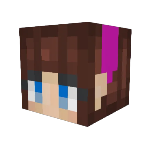 Antonie0210 Minecraft avatar head, 3D render