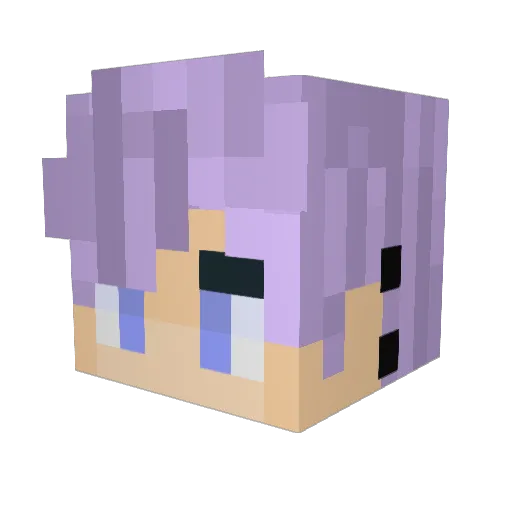 Antoniio Minecraft avatar head, 3D render