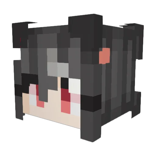 AntonioJosefo_ Minecraft avatar head, 3D render