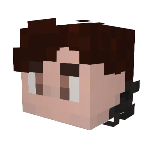 AntonioSousa2004 Minecraft avatar head, 3D render
