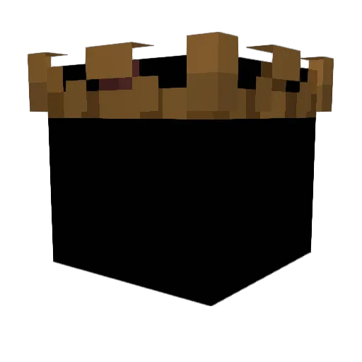 AntonioTech Minecraft avatar head, 3D render
