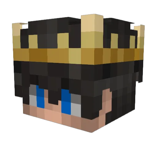 Antoniodabbieri Minecraft avatar head, 3D render
