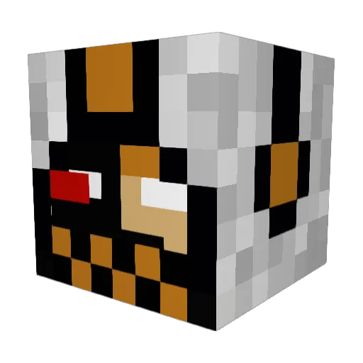 Antonmaster789 Minecraft avatar head, 3D render