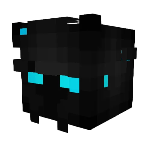 AntonyKns Minecraft avatar head, 3D render