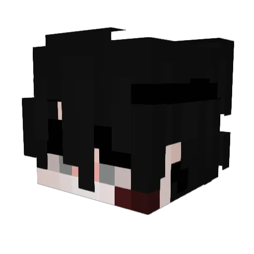 AntonyPMAlv Minecraft avatar head, 3D render