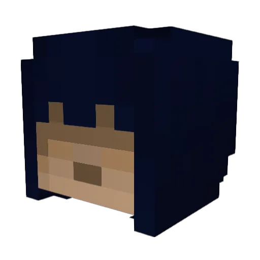 AntonySzeX Minecraft avatar head, 3D render