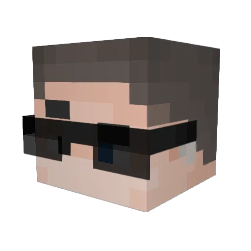 Antony_93 Minecraft avatar head, 3D render
