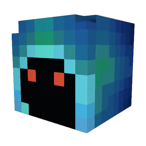 Antorax95 Minecraft avatar head, 3D render