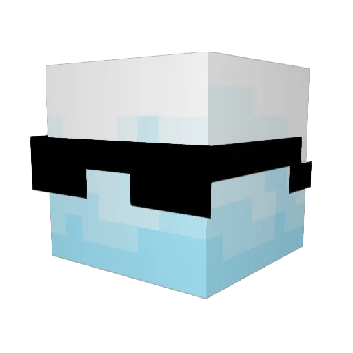 Antowns Minecraft avatar head, 3D render