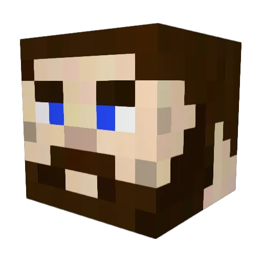 Antoxic99 Minecraft avatar head, 3D render