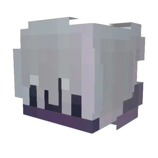 Antperle Minecraft avatar head, 3D render