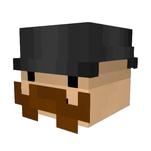 Anttii01 Minecraft avatar head, 3D render
