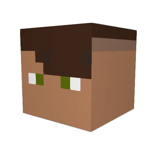 Minecraft-Avatar von Antu_Minecraft: Kopf als 3D-Render